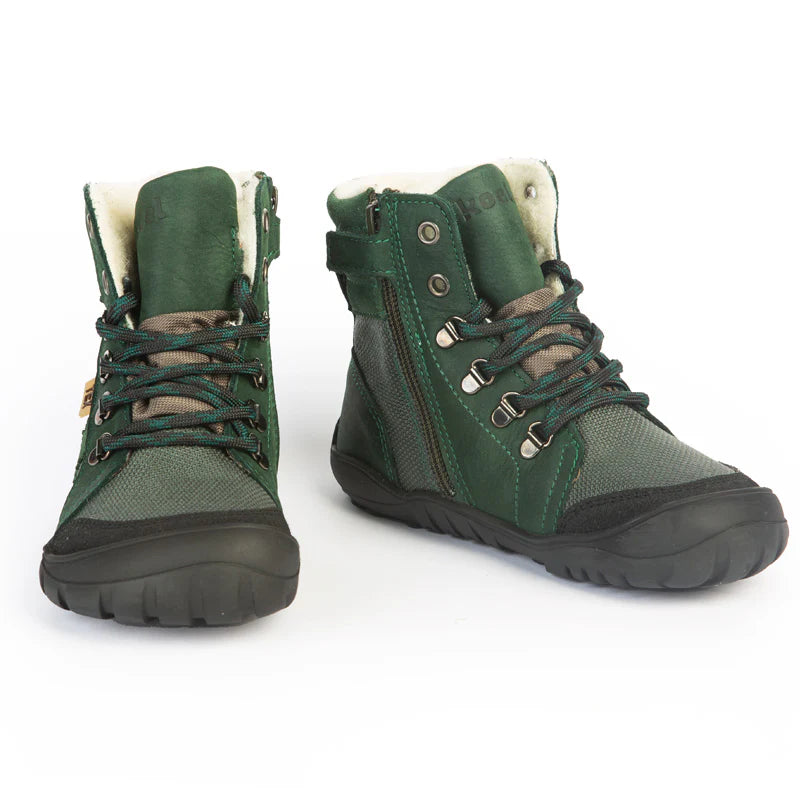 Koel - Miloni Ladies Tex Wool Green - Botas Barefoot Calientes Senderismo