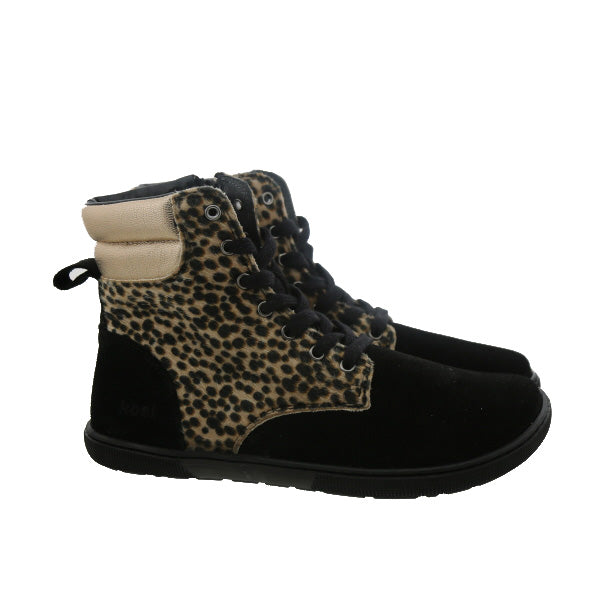 Koel - Florence Fantasy - Botas Barefoot Negro y Dorado