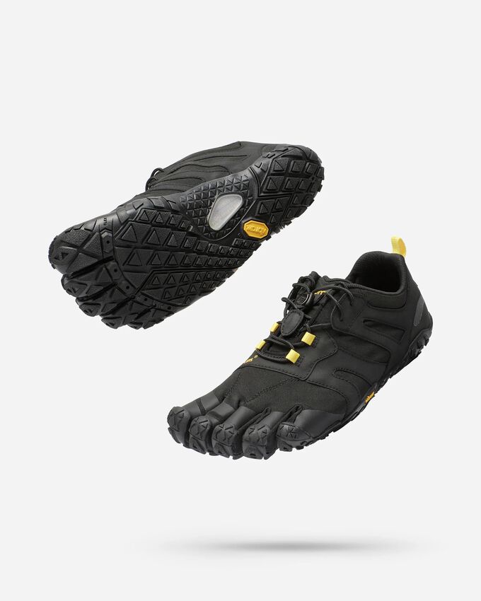 Vibram FiveFingers - V-Train 2.0 Black/Black - Deportivas Barefoot para Entrenamiento (Hombre)