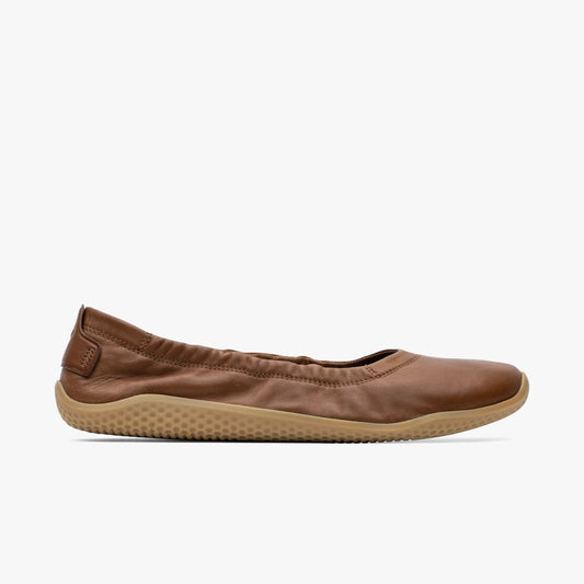 VIVOBAREFOOT - Primus Asana Yin Ballerina Leather Brown - Bailarina Barefoot