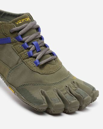 Vibram Five- V Trek Verde/Morado -Deportivas Barefoot para Outdoor