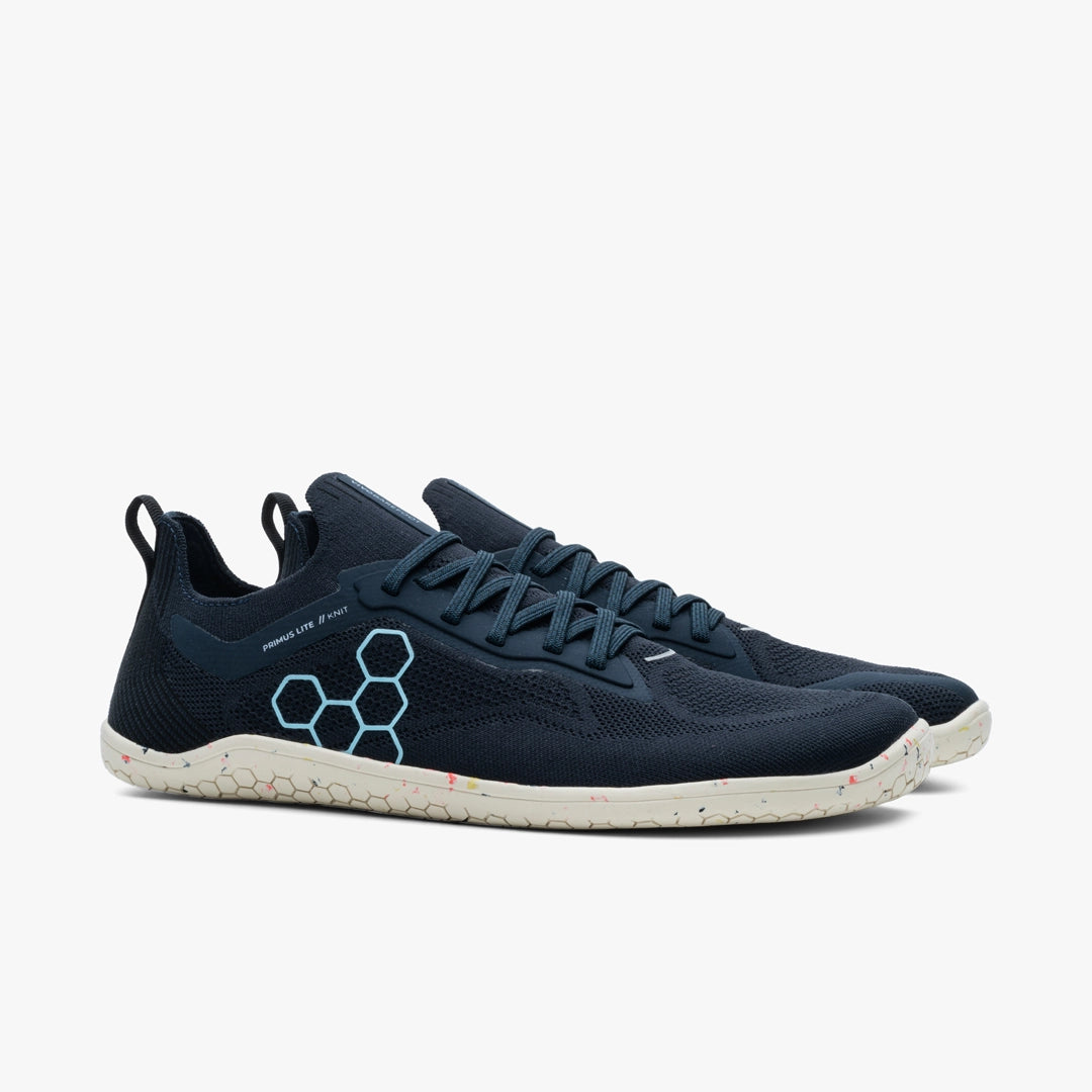 VIVOBAREFOOT - Primus Lite Knit Midnight - Deportivas respetuosas para entrenamiento/uso diario