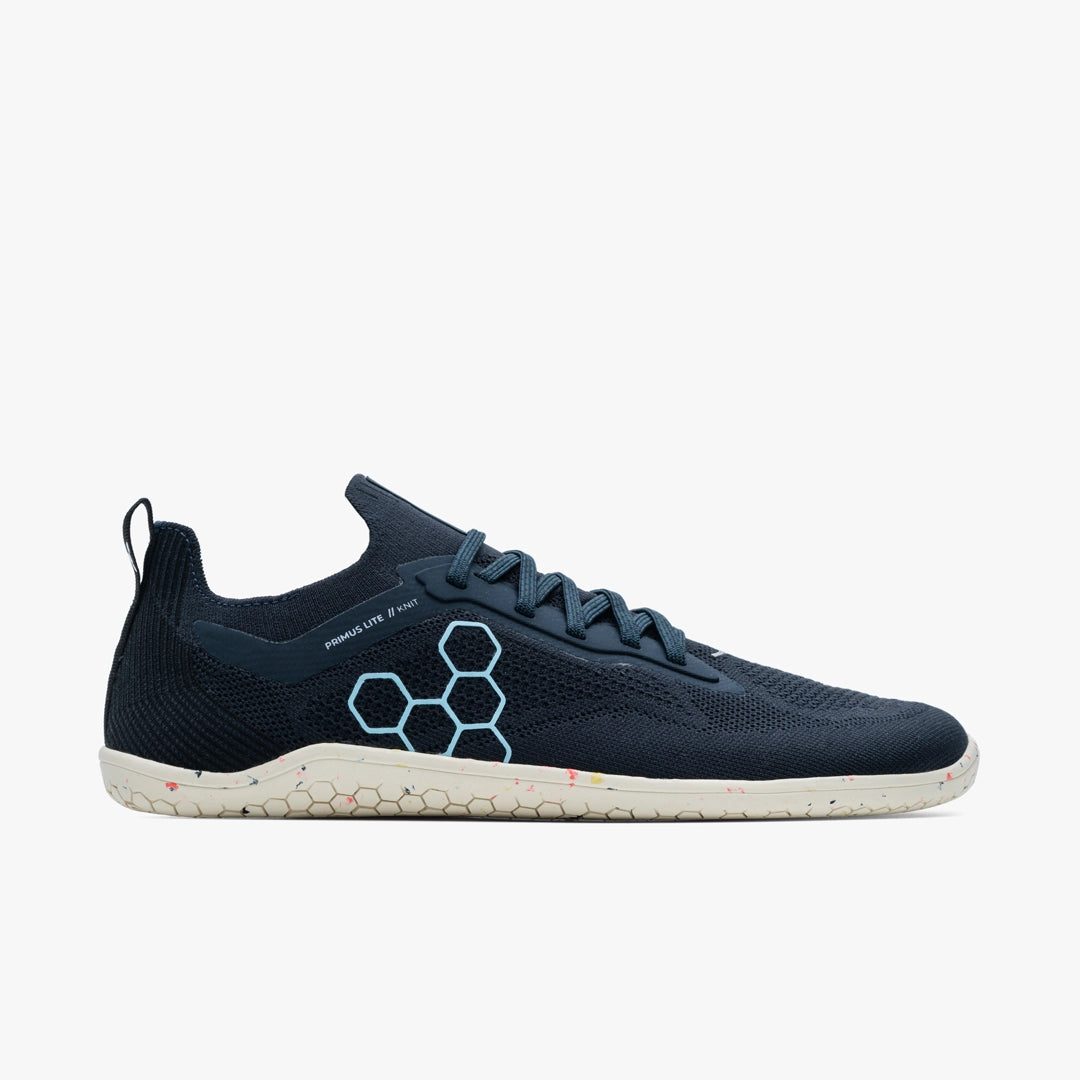 VIVOBAREFOOT - Primus Lite Knit Midnight - Deportivas respetuosas para entrenamiento/uso diario