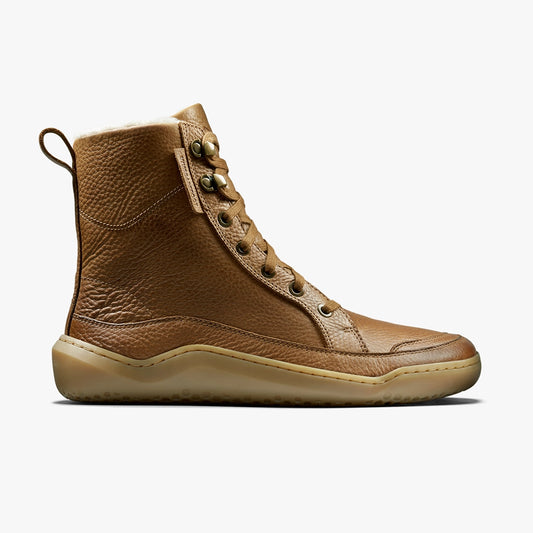 VIVOBAREFOOT - Gobi Boot Warmlined Light Tan - Botas Barefoot Invierno