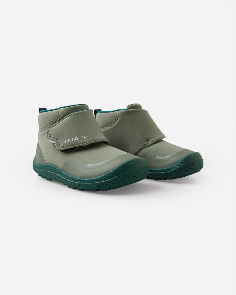 Reima - Hyppii Greyish Green - Botines barefoot impermeables