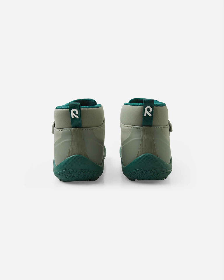 Reima - Hyppii Greyish Green - Botines barefoot impermeables