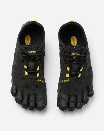 Vibram FiveFingers - V-Trail 2.0 Black/Yellow - Deportivas barefoot para trail