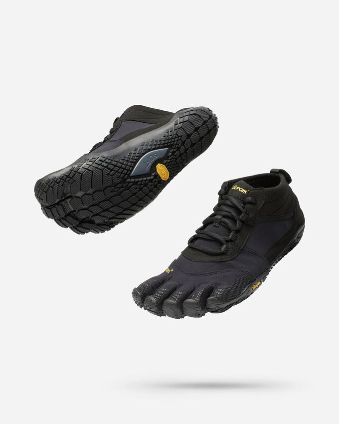 Vibram Five- V Trek Negro -Deportivas Barefoot para Outdoor Hombre