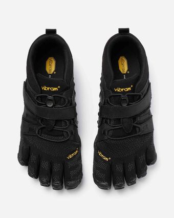 Vibram FiveFingers - V-Train 2.0 Black/Black - Deportivas Barefoot para Entrenamiento (Mujer)