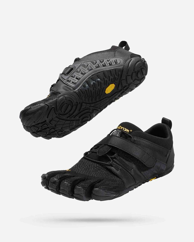 Vibram FiveFingers - V-Train 2.0 Black/Black - Deportivas Barefoot para Entrenamiento (Mujer)