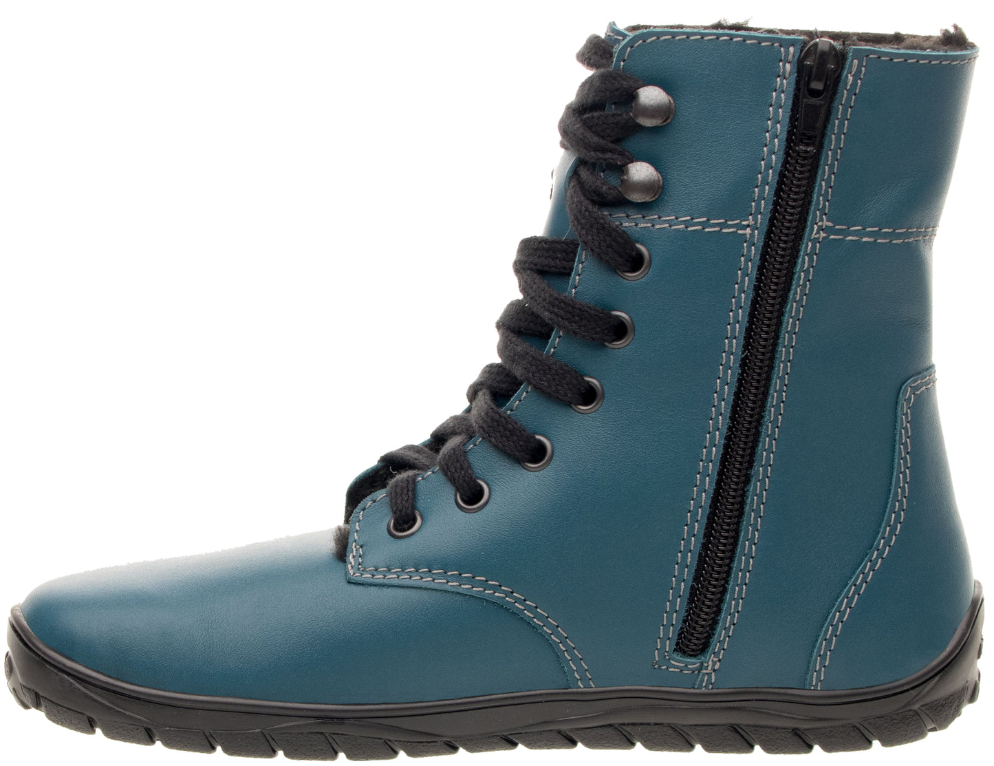 Fare Bare - Freya Winter Shoes Petrol - botas barefoot de invierno calientes