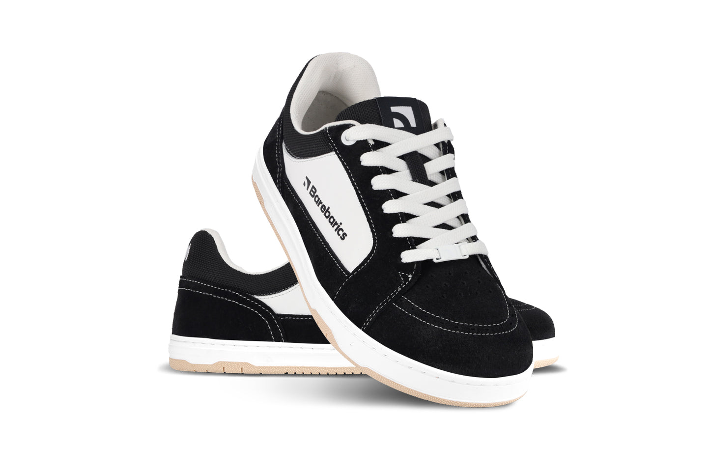 Barebarics - Legend Black & White - Deportivas barefoot-Barebarics-Cacles Barefoot-Tienda de calzado barefoot respetuoso minimalista