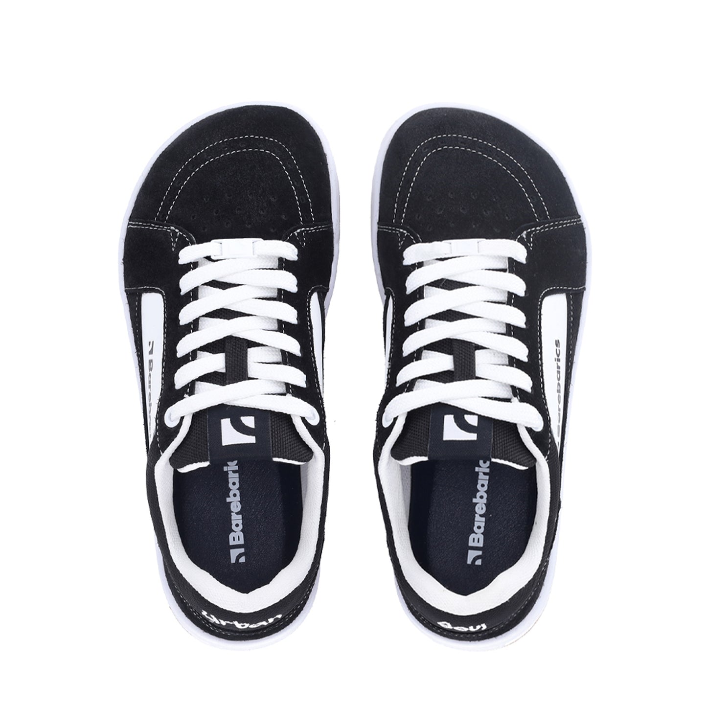 Barebarics - Legend Black & White - Deportivas barefoot-Barebarics-Cacles Barefoot-Tienda de calzado barefoot respetuoso minimalista