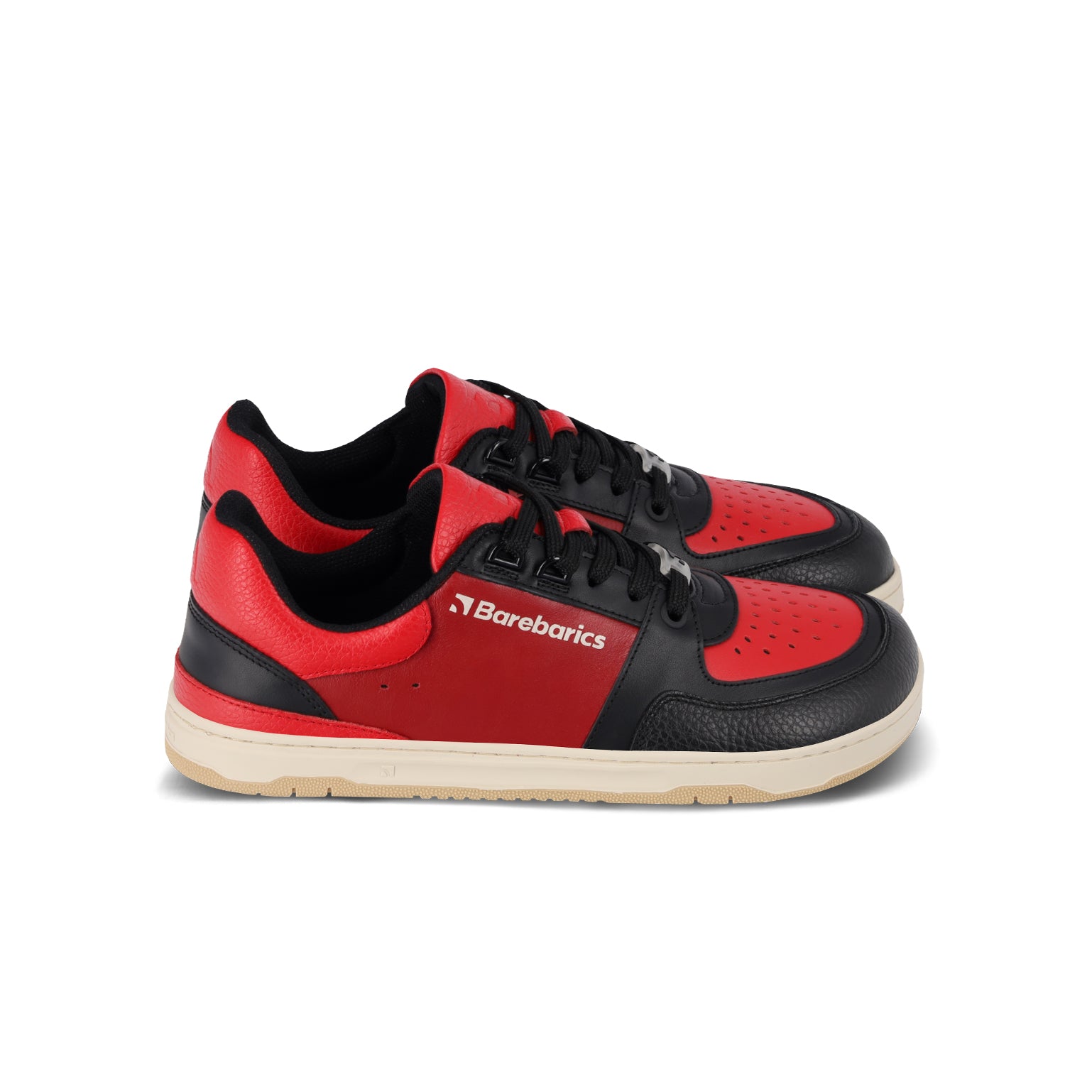 Barebarics - Wave Black & Red - Deportivas barefoot-Barebarics-Cacles Barefoot-Tienda de calzado barefoot respetuoso minimalista