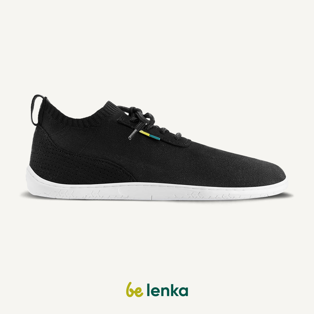 Be Lenka - Stride Black & White- Deportivas barefoot