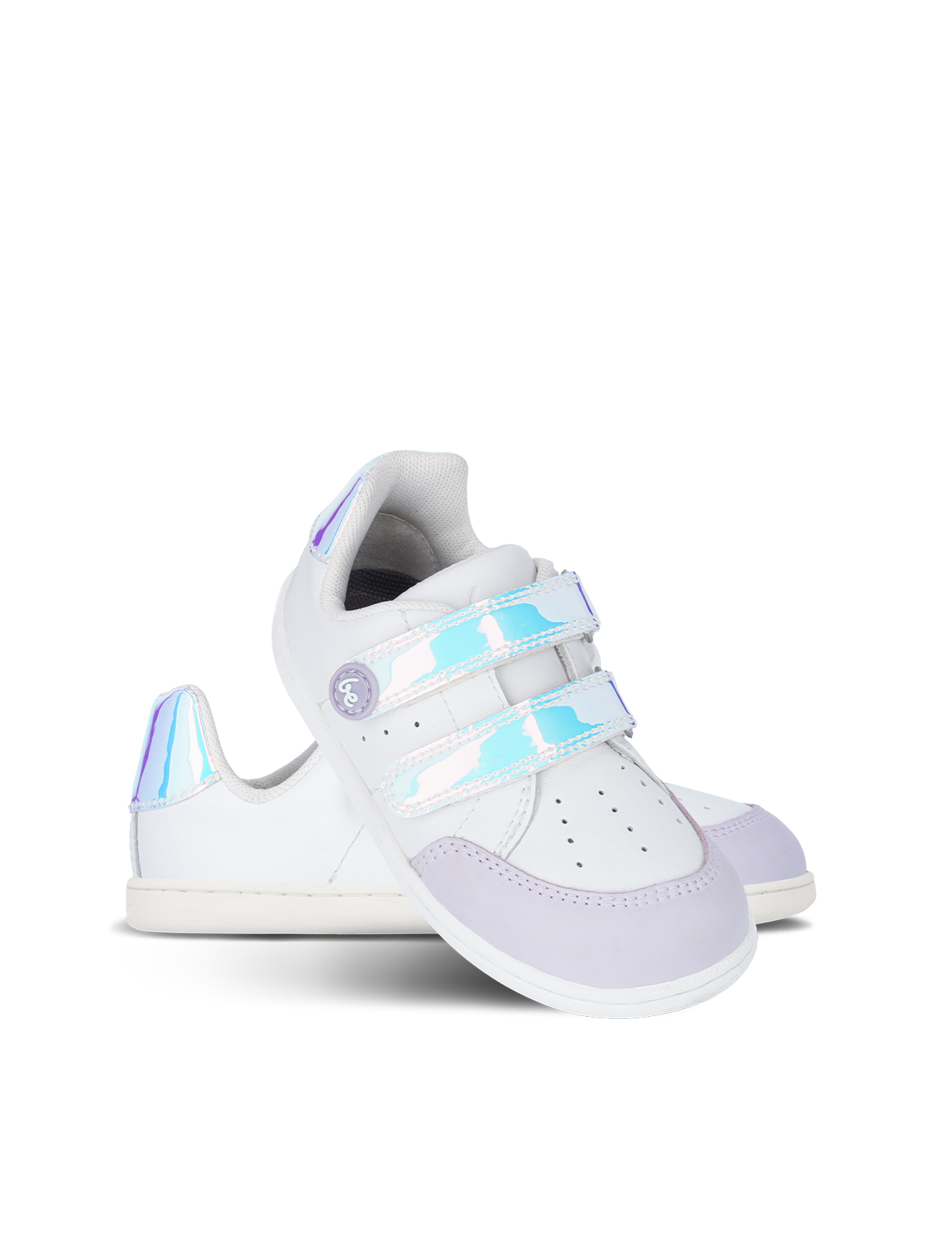 Be Lenka Kids - Energise White & Iridescent - Zapatillas barefoot-Be Lenka-Cacles Barefoot-Tienda de calzado barefoot respetuoso minimalista