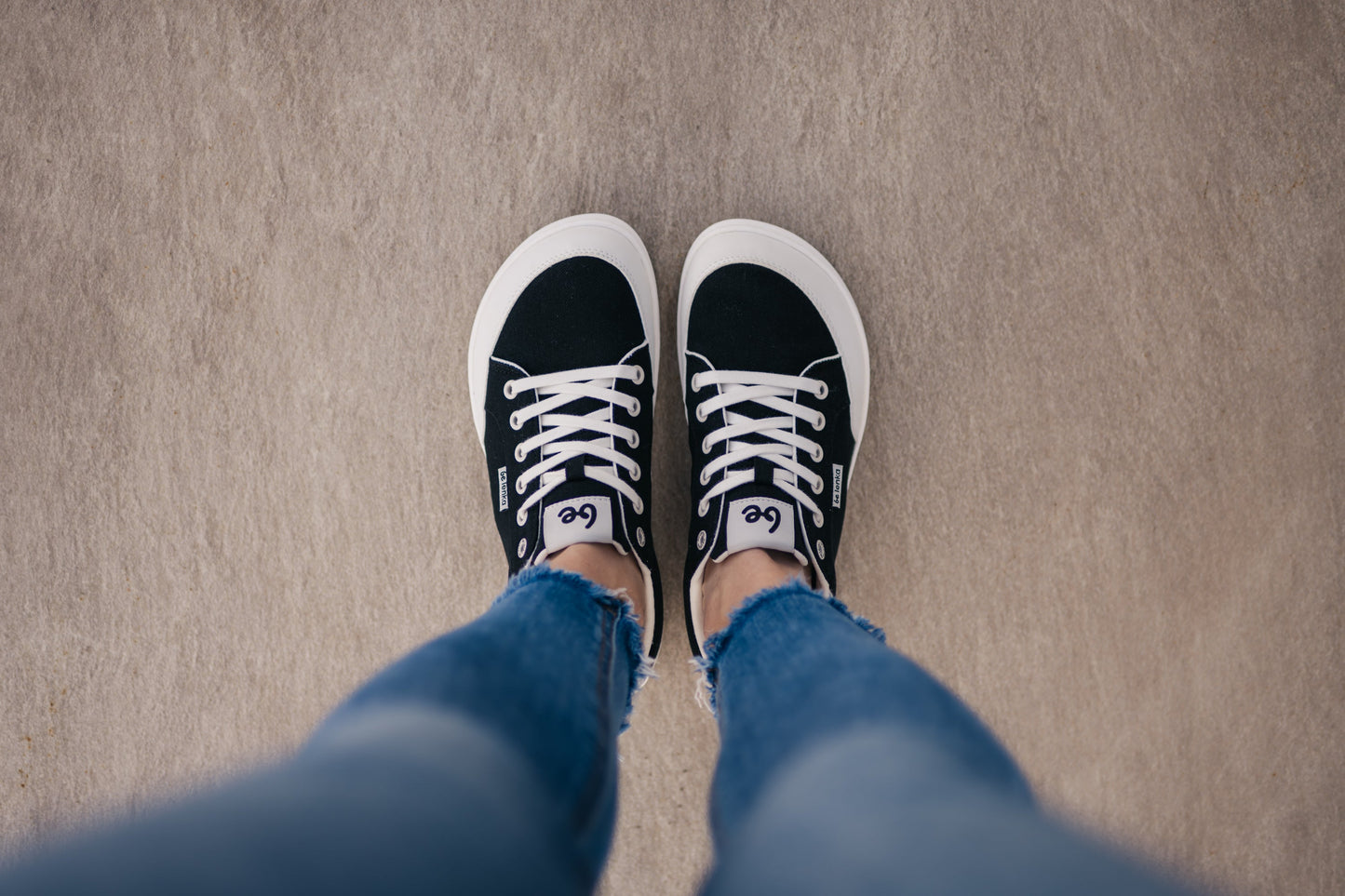 Be Lenka - Rebound Black & White - Lonetas barefoot-Be Lenka-Cacles Barefoot-Tienda de calzado barefoot respetuoso minimalista