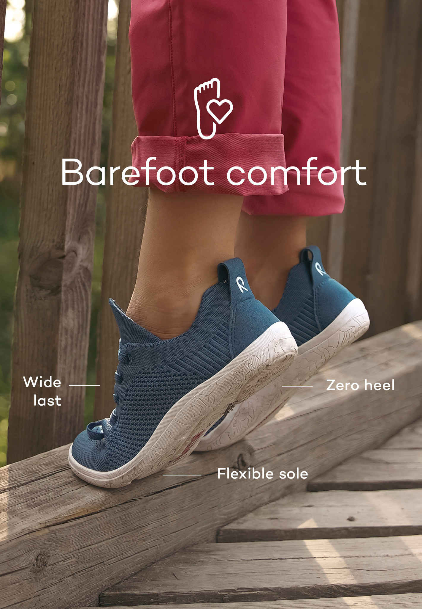 Reima - Astelu Black - Deportivas barefoot ligeras-Reima-Cacles Barefoot-Tienda de calzado barefoot respetuoso minimalista