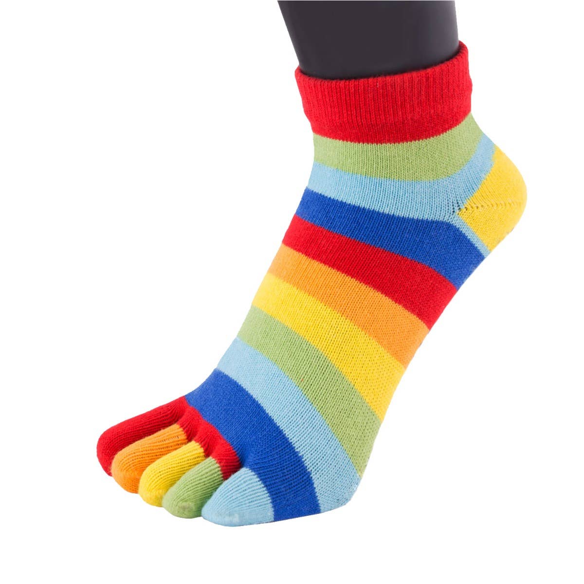 TOETOE - calcetines cortos de dedos - tallas 35-46 / Black