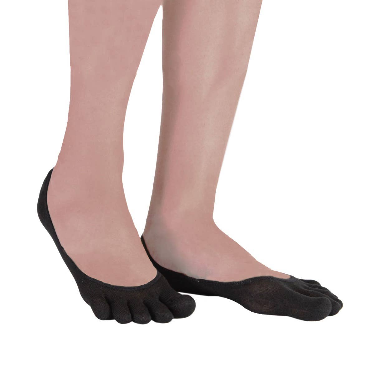 TOETOE - pinkies barefoot de seda - black-TOETOE-Cacles Barefoot-Tienda de calzado barefoot respetuoso minimalista