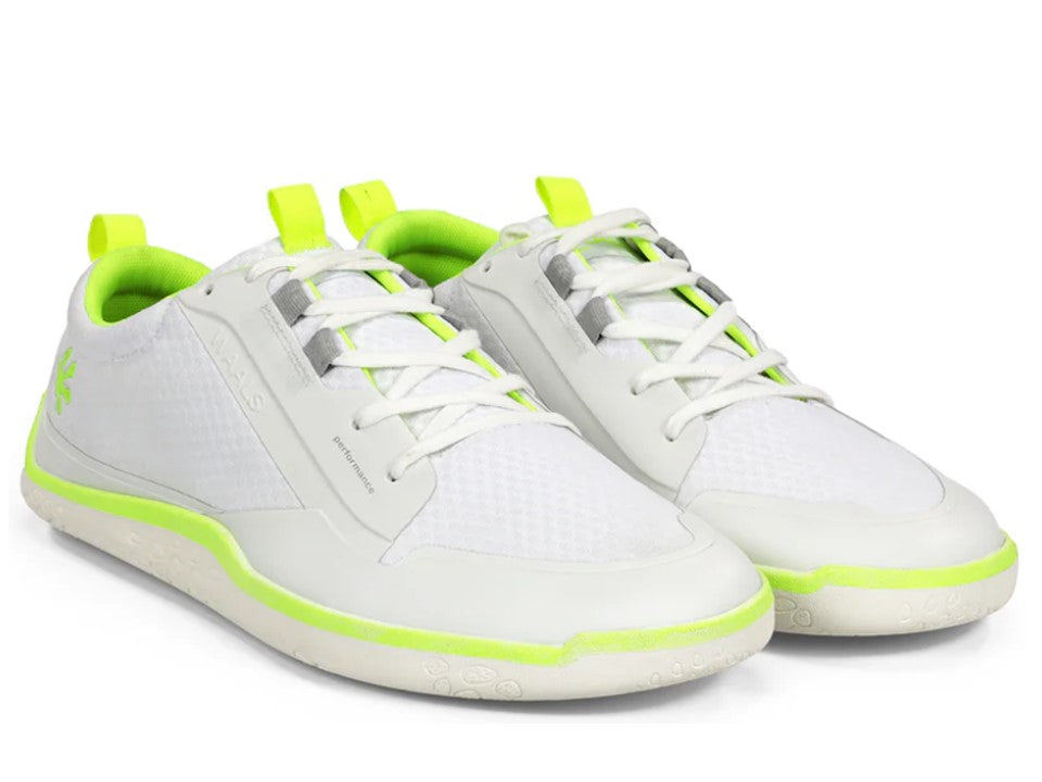 WAALS - Hybrid Blanco/Lima - Deportivas barefoot-Waals-Cacles Barefoot-Tienda de calzado barefoot respetuoso minimalista