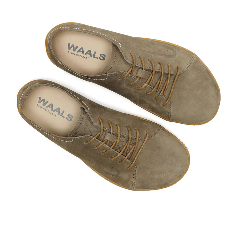 WAALS – Mojave II Khaki - Zapatos barefoot-Waals-Cacles Barefoot-Tienda de calzado barefoot respetuoso minimalista