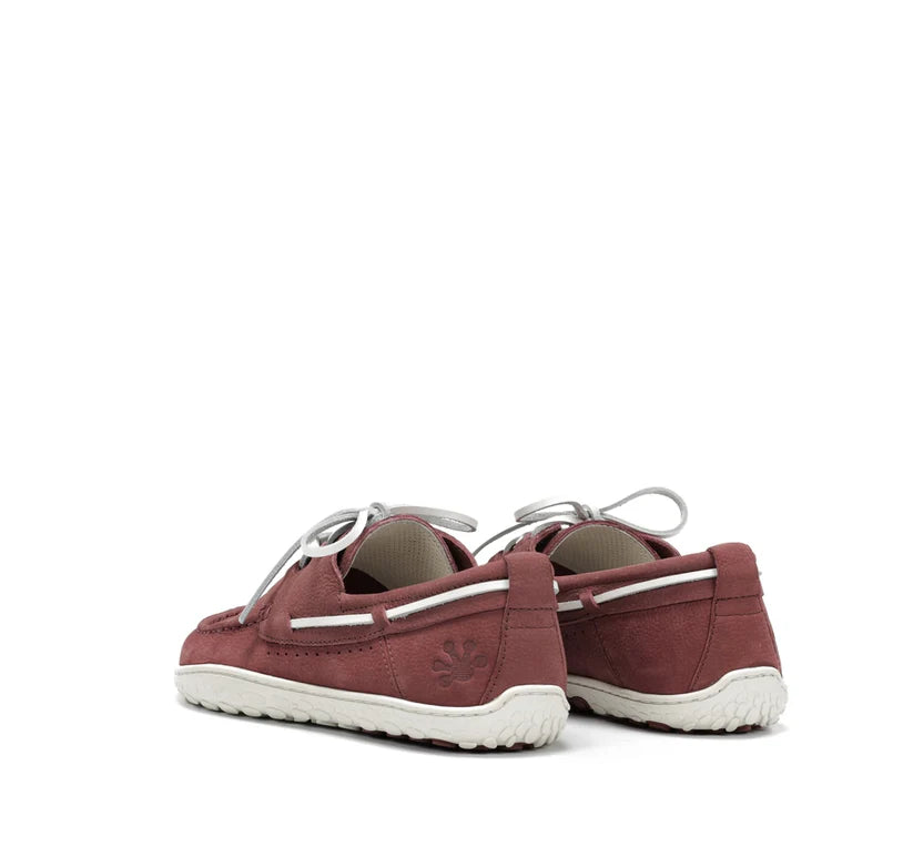 WAALS - Sidney Bordeaux - Náuticos barefoot-Waals-Cacles Barefoot-Tienda de calzado barefoot respetuoso minimalista