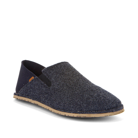 Froddo Barefoot - Slip-on Wooly Dark Blue - Zapatillas de casa barefoot