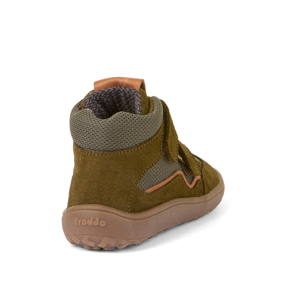 Froddo Barefoot - Tex Autumn Olive - Botines Resistentes al agua