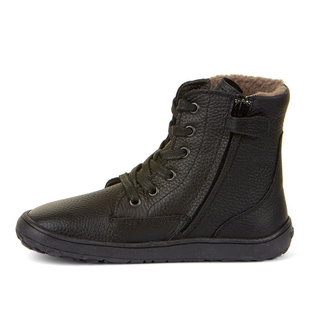 Froddo Barefoot - TEX Laces Black - Botines de Cordones con Membrana Tex