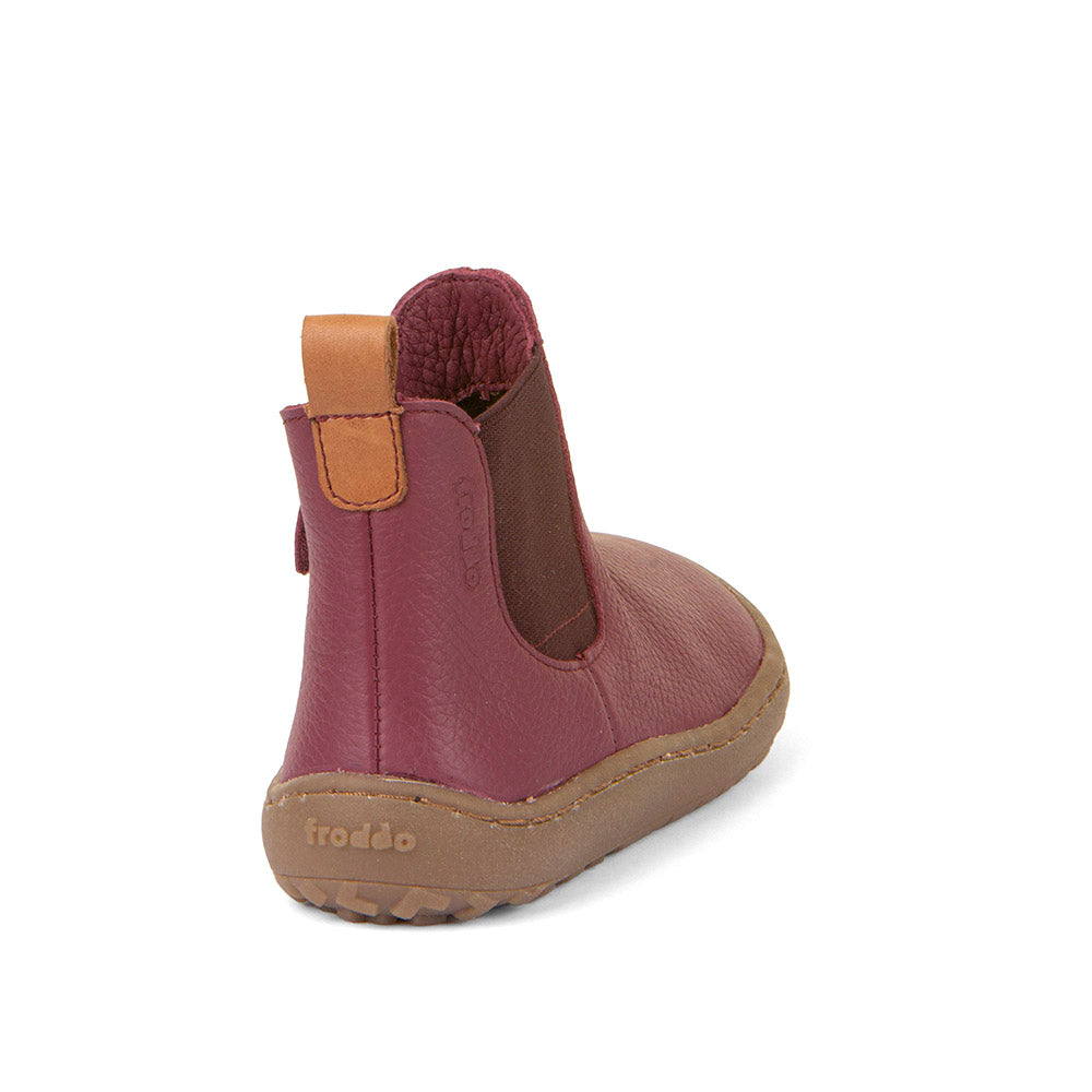 Froddo Barefoot - Chelys Bordeaux - Botines Chelsea Barefoot