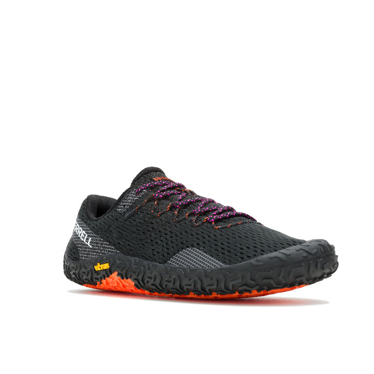 Merrell - Vapor Glove 6 Black Multi - Deportivas Barefoot para entrenar y senderos sencillos