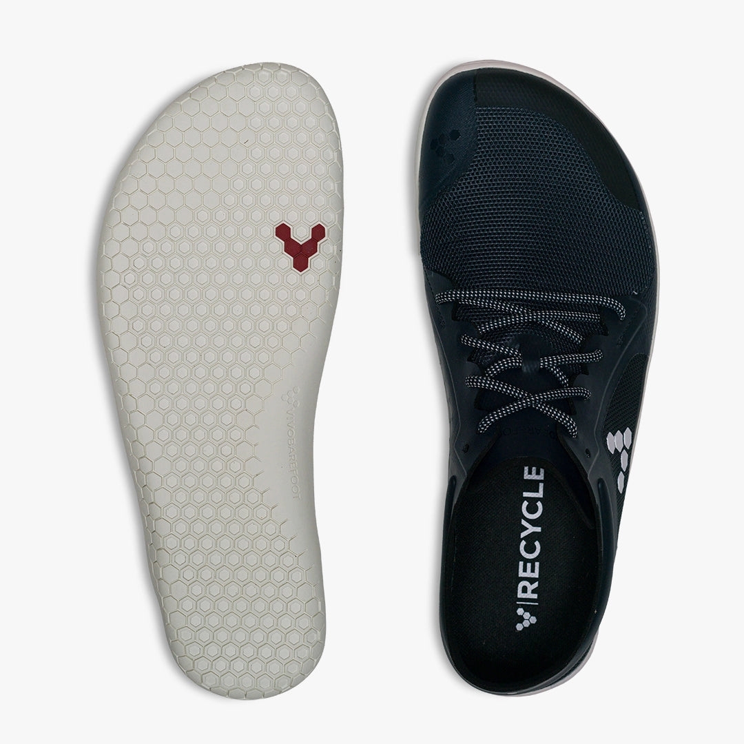 VIVOBAREFOOT - Primus Lite III Navy - Zapatillas descalzas para entrenamiento funcional/peso/uso diario deportivo