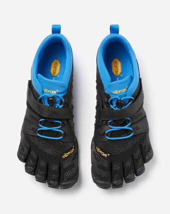 Vibram FiveFingers - V-Train 2.0 Black/Blue - Deportivas Barefoot para Entrenamiento (Hombre)