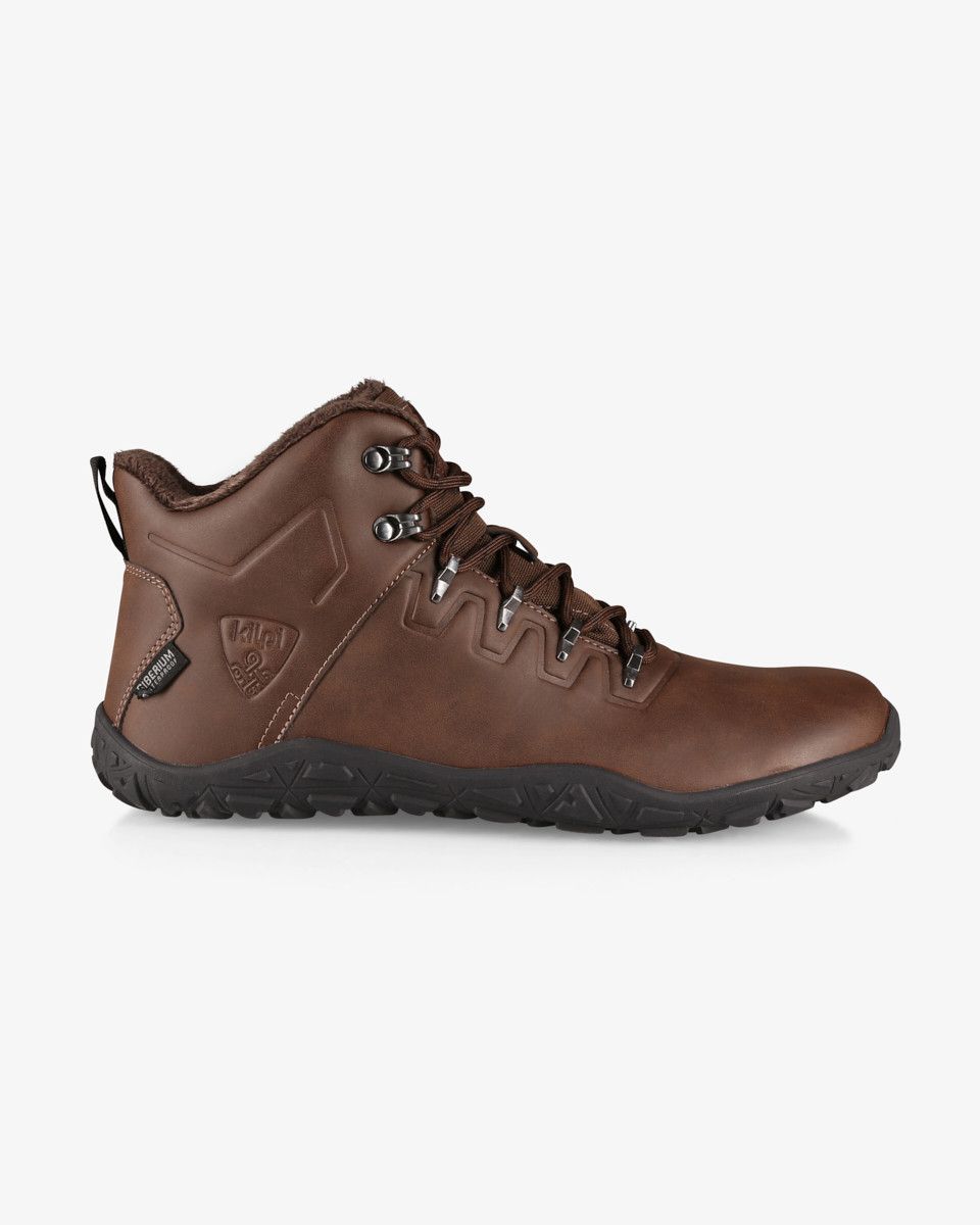 Kilpi - Bare High WP-U Brown - Botas Barefoot para Hiking y Montaña