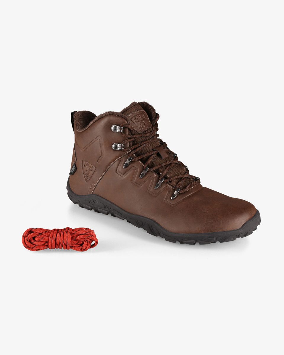 Kilpi - Bare High WP-U Brown - Botas Barefoot para Hiking y Montaña