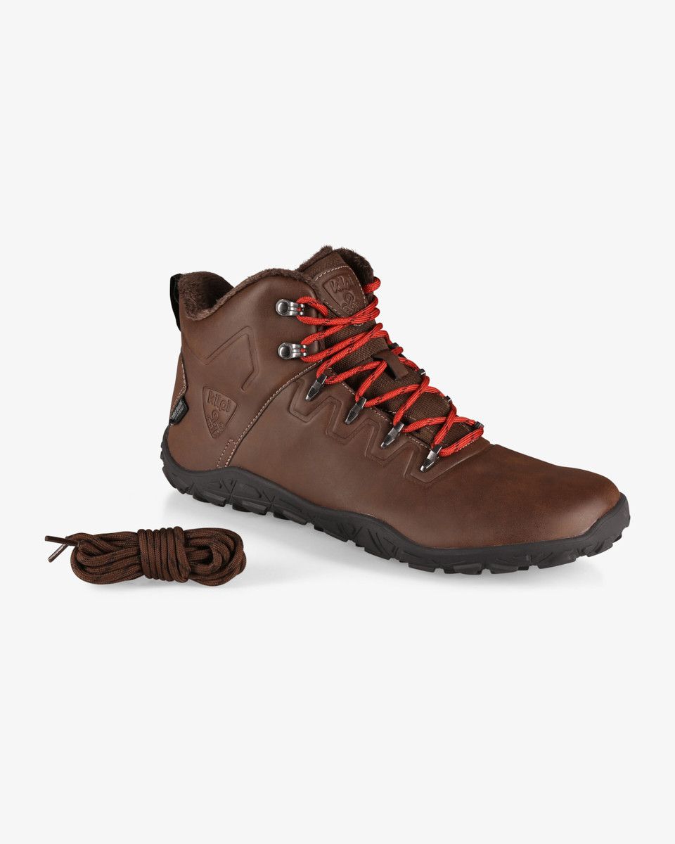 Kilpi - Bare High WP-U Brown - Botas Barefoot para Hiking y Montaña