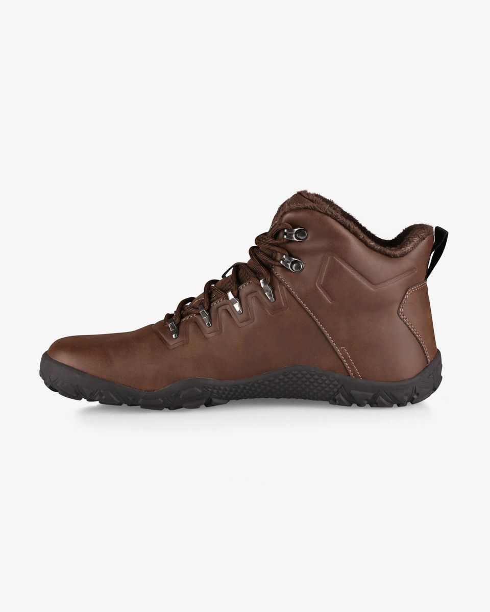 Kilpi - Bare High WP-U Brown - Botas Barefoot para Hiking y Montaña