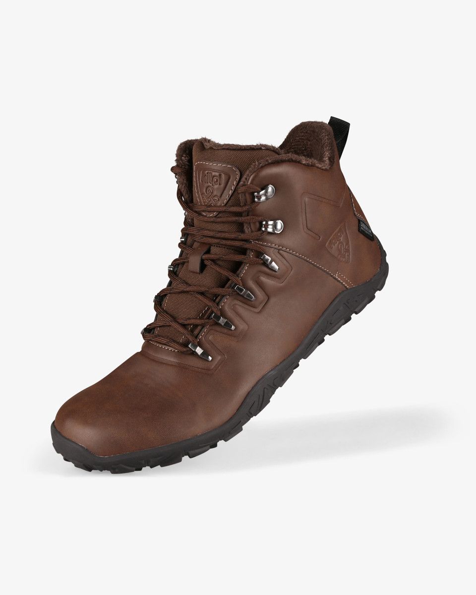 Kilpi - Bare High WP-U Brown - Botas Barefoot para Hiking y Montaña