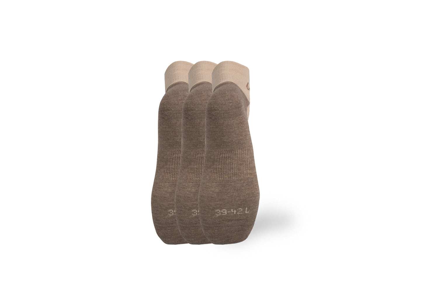 Be lenka - Crew Merino Wool Beige - 3 pack