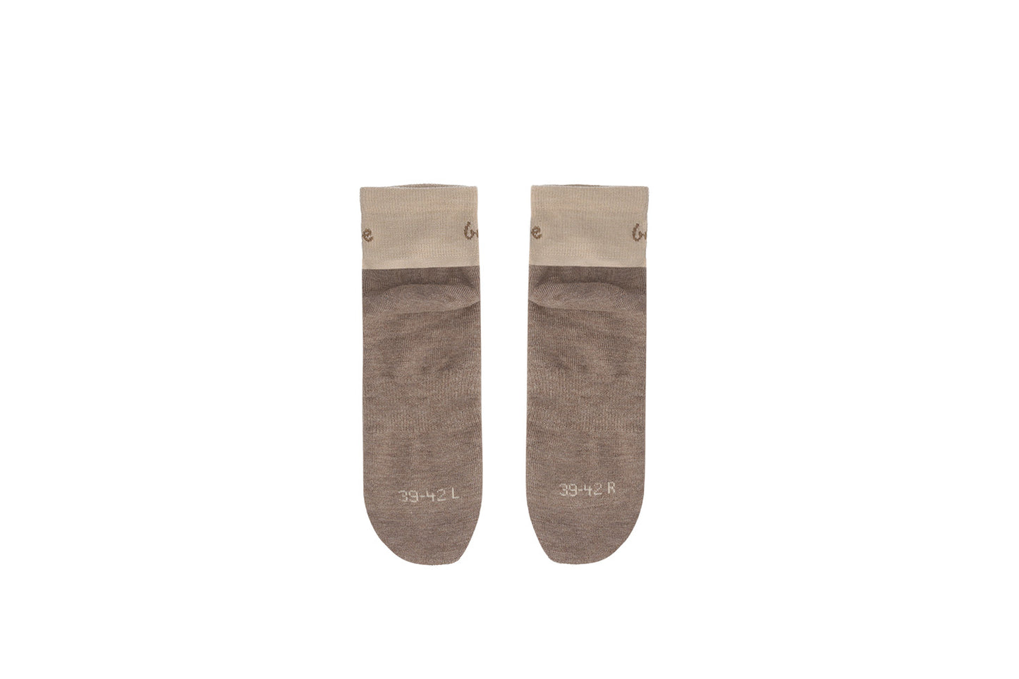 Be lenka - Crew Merino Wool Beige - 3 pack