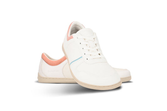 Be Lenka - Echo White & Cotton Candy Vegan - Deportivas barefoot veganas