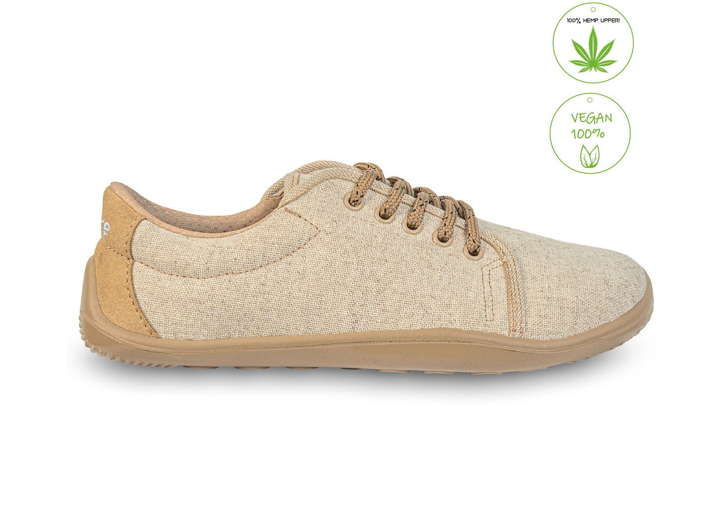 4.bare - 4.Hemp 1 Natural - Deportivas minimalistas de cáñamo