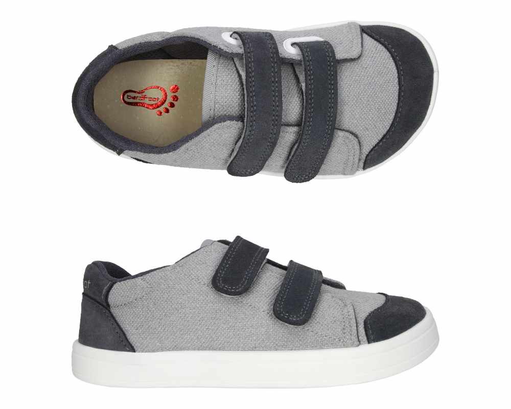 Bar3foot - Cross Denver 4BC29/1 - sneakers barefoot - gris