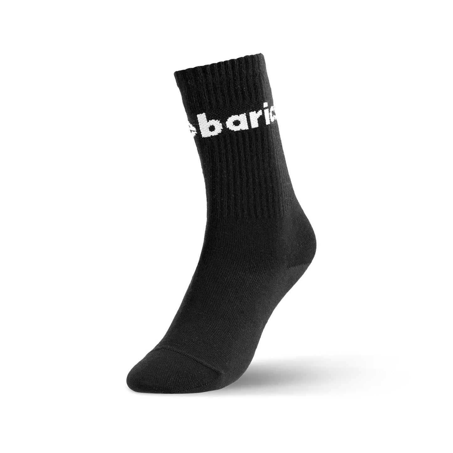 Barebarics - Crew Black Big logo - Calcetines respetuosos