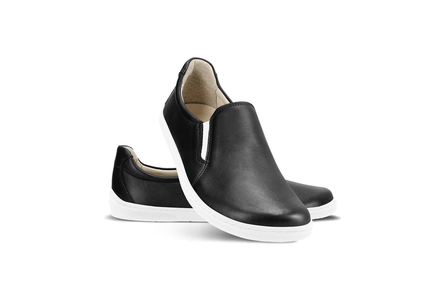 Be Lenka - Eazy Neo Black & White - Slip-ons barefoot