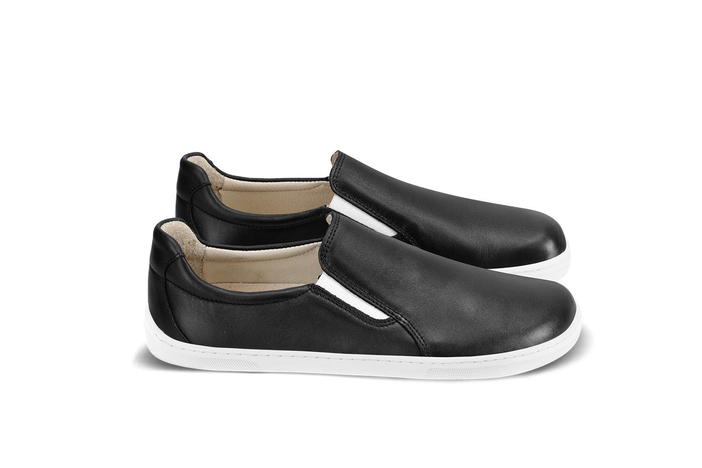 Be Lenka - Eazy Neo Black & White - Slip-ons barefoot