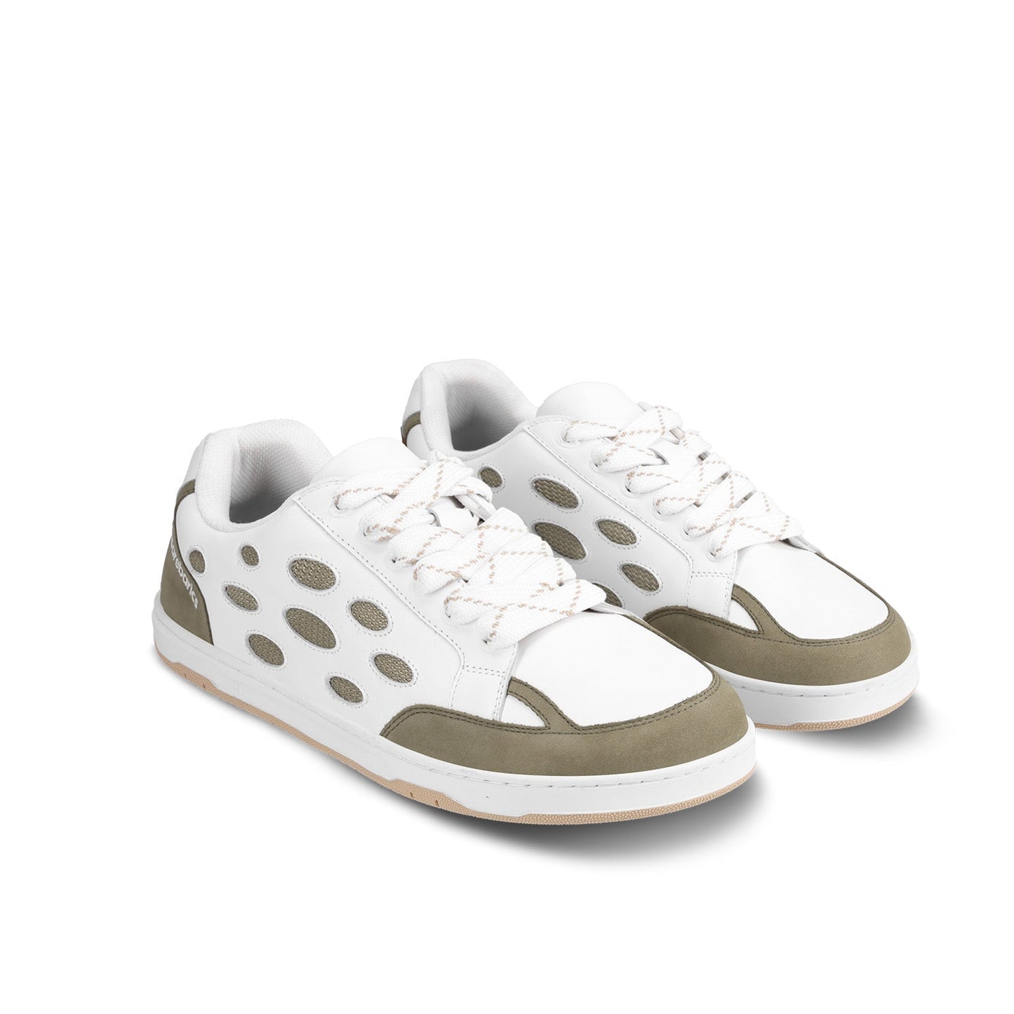 Barebarics - Fusion White & Army Brown - Deportivas barefoot