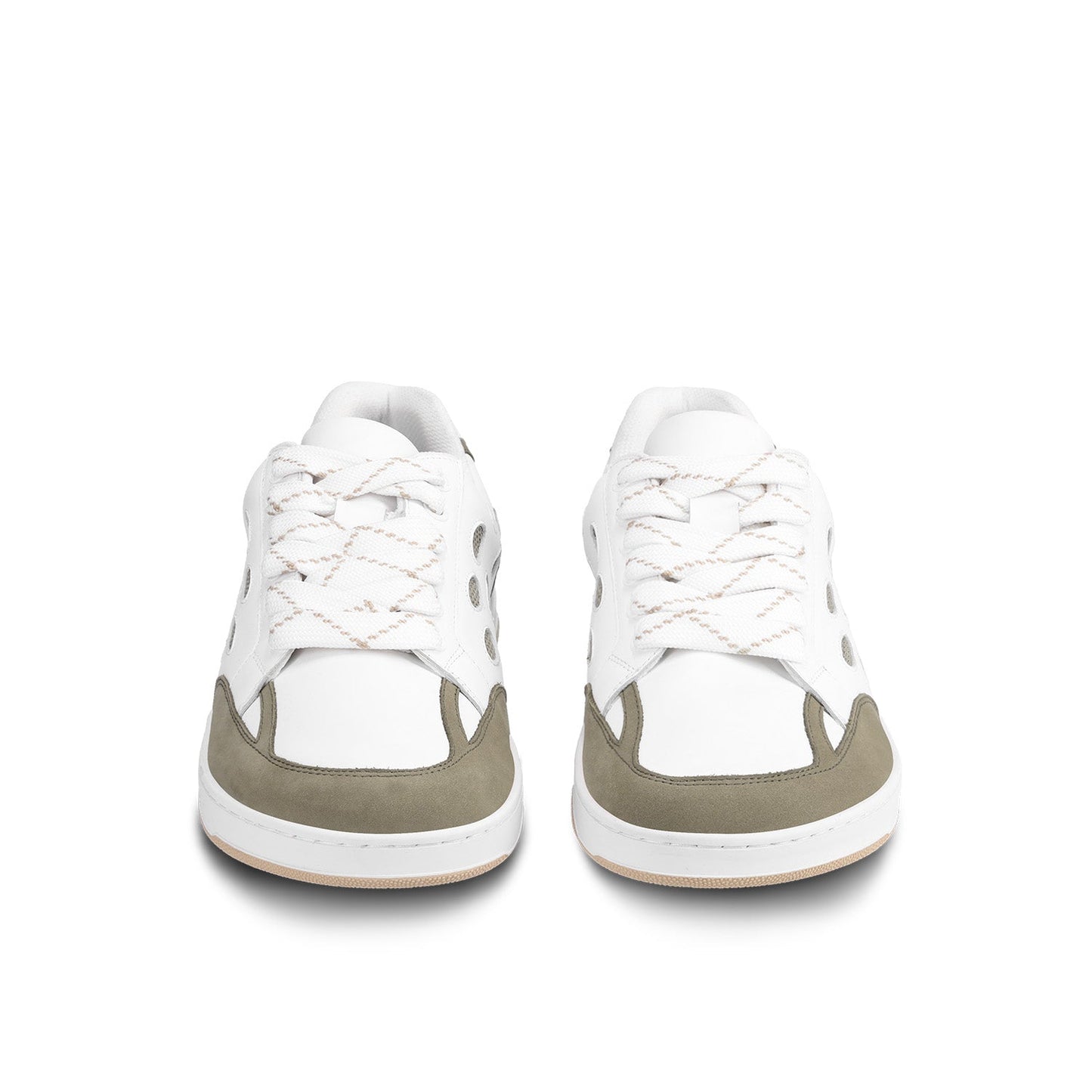 Barebarics - Fusion White & Army Brown - Deportivas barefoot