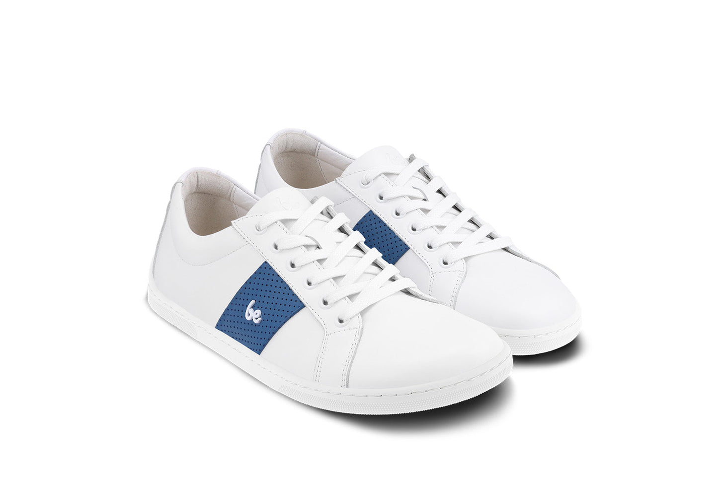 Be Lenka - Elite White & Dark Blue - Deportivas barefoot